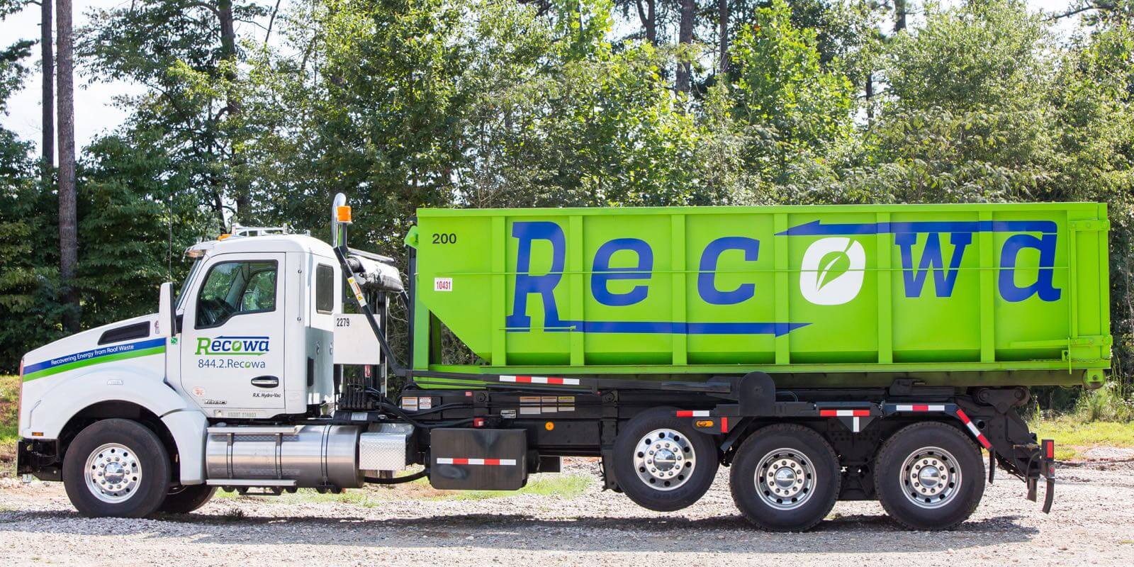 Recowa Roof Waste Removal Truck